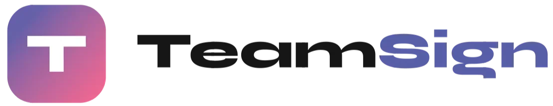 LOGO TeamSign horizontal noir